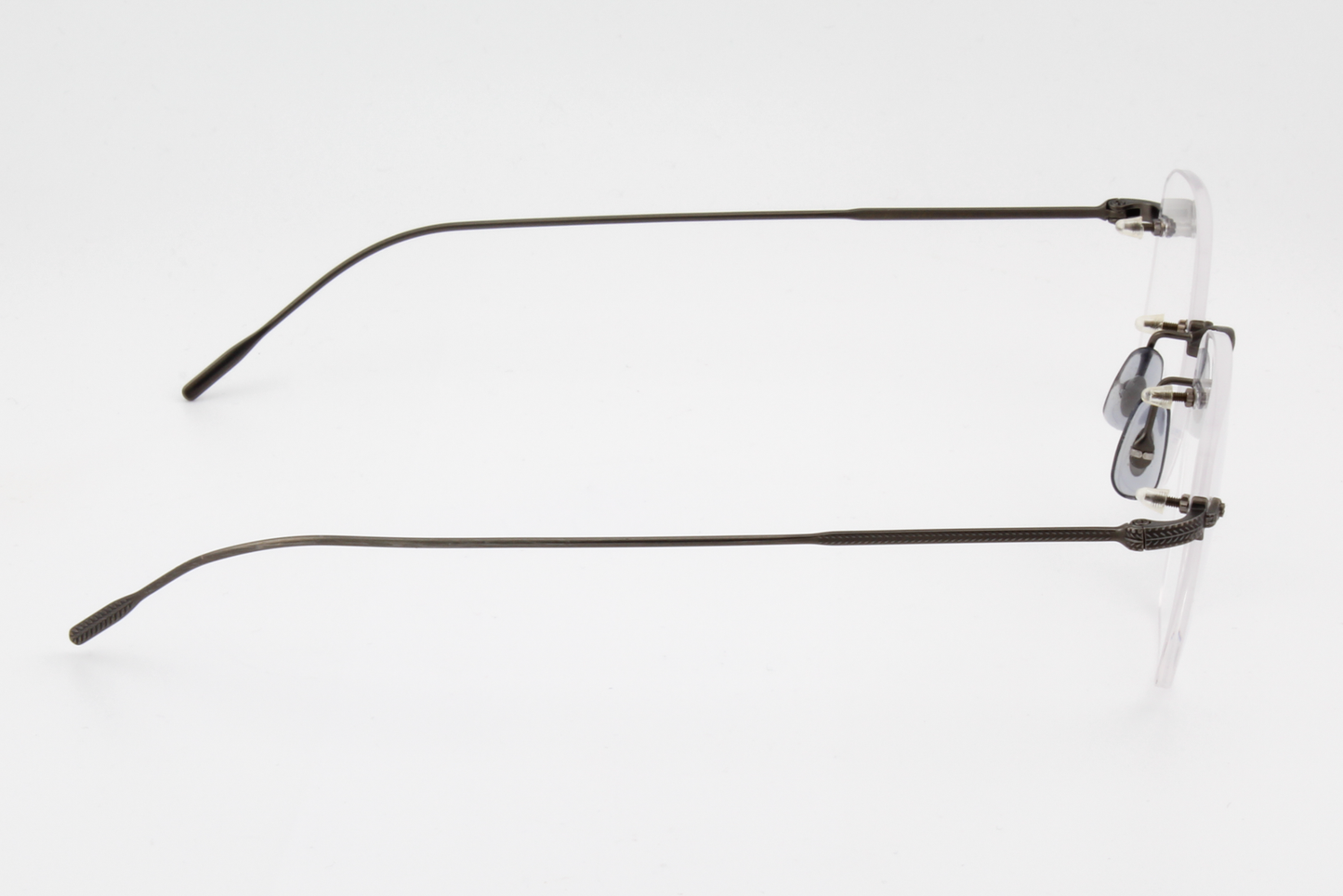 Oliver Peoples OV1227  Male Square Glasses Frame Antique Pewter 49mm