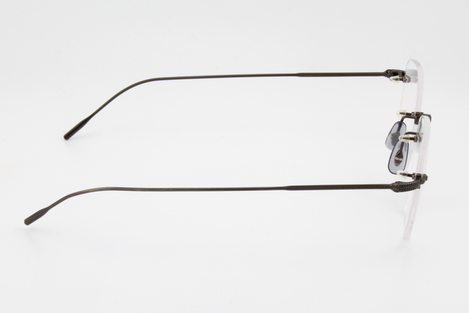 Oliver Peoples OV1227  Male Square Glasses Frame Antique Pewter 49mm