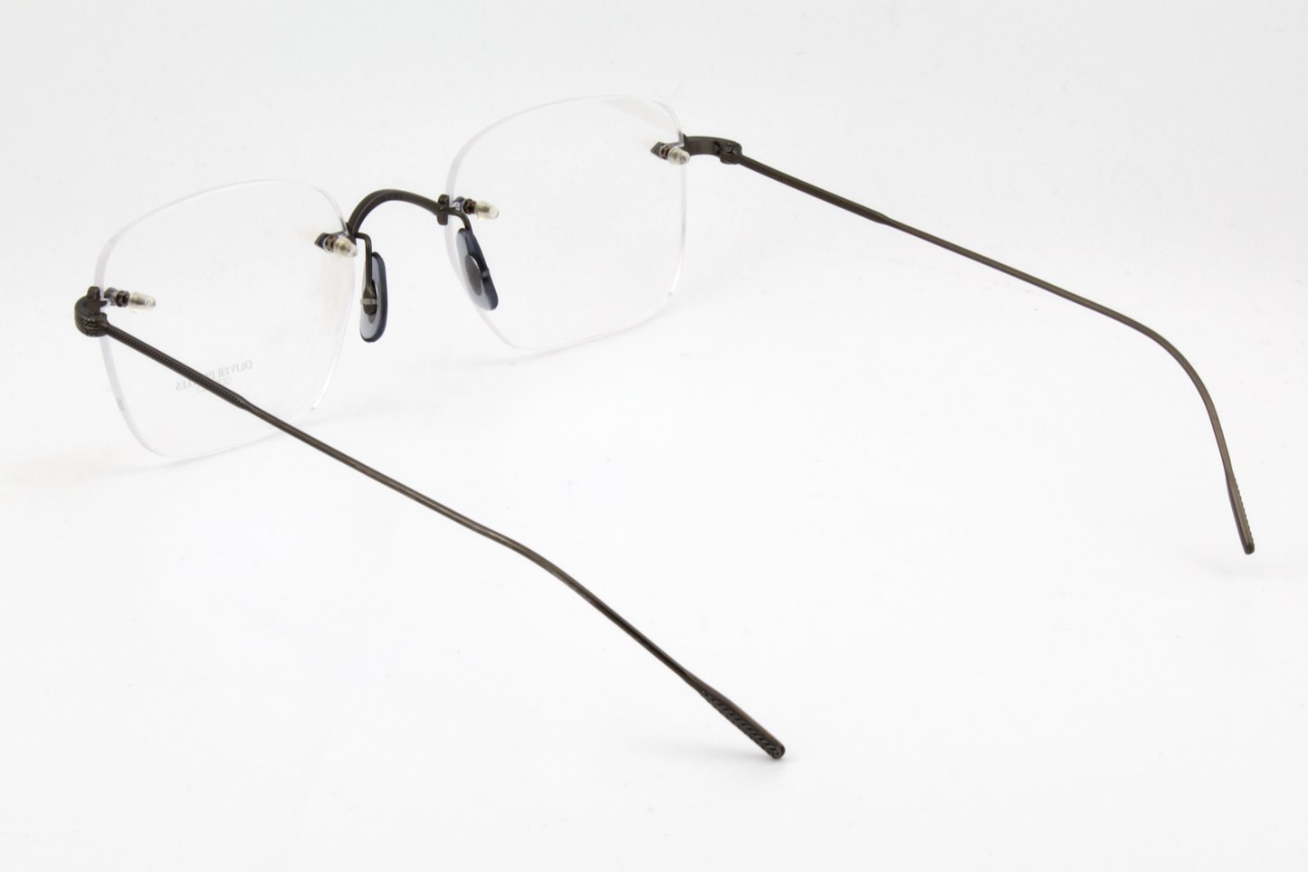 Oliver Peoples OV1227  Male Square Glasses Frame Antique Pewter 49mm