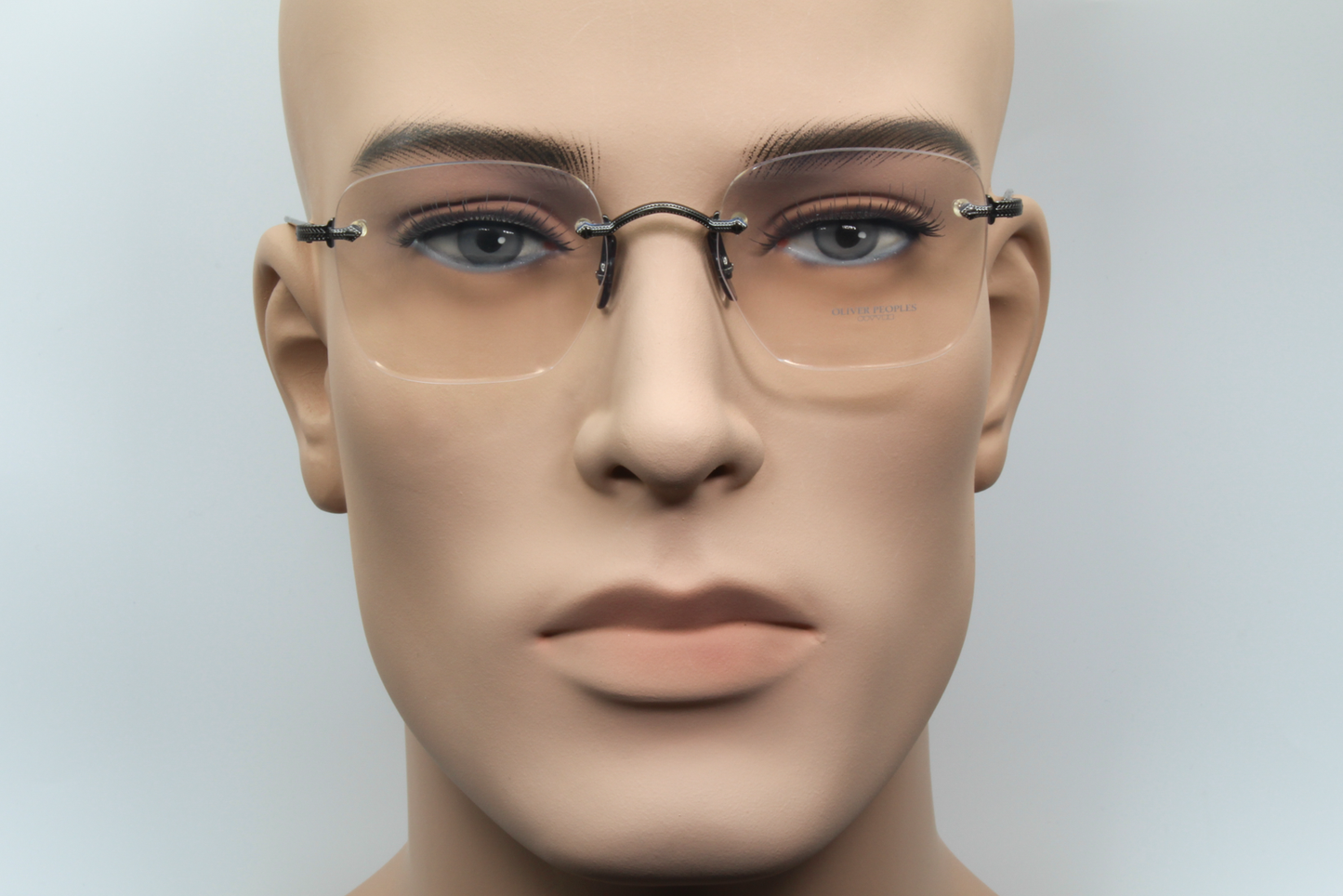 Oliver Peoples OV1227  Male Square Glasses Frame Antique Pewter 49mm