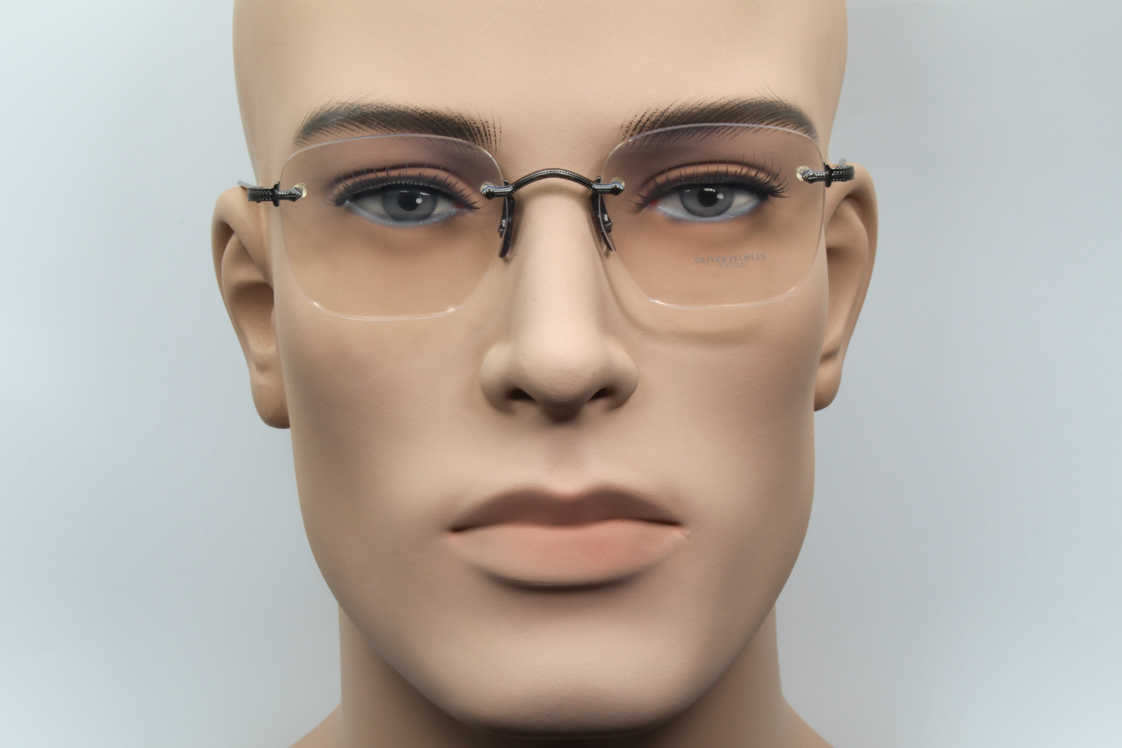 Oliver Peoples OV1227  Male Square Glasses Frame Antique Pewter 49mm