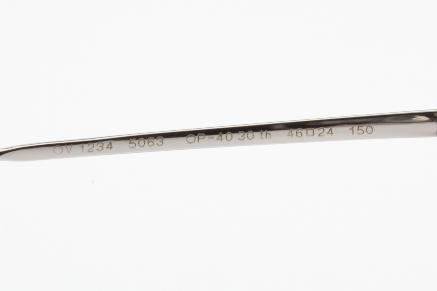 Oliver Peoples OV1234  Male Hexagonal Glasses Frame Workman grey and brushed silver 46mm