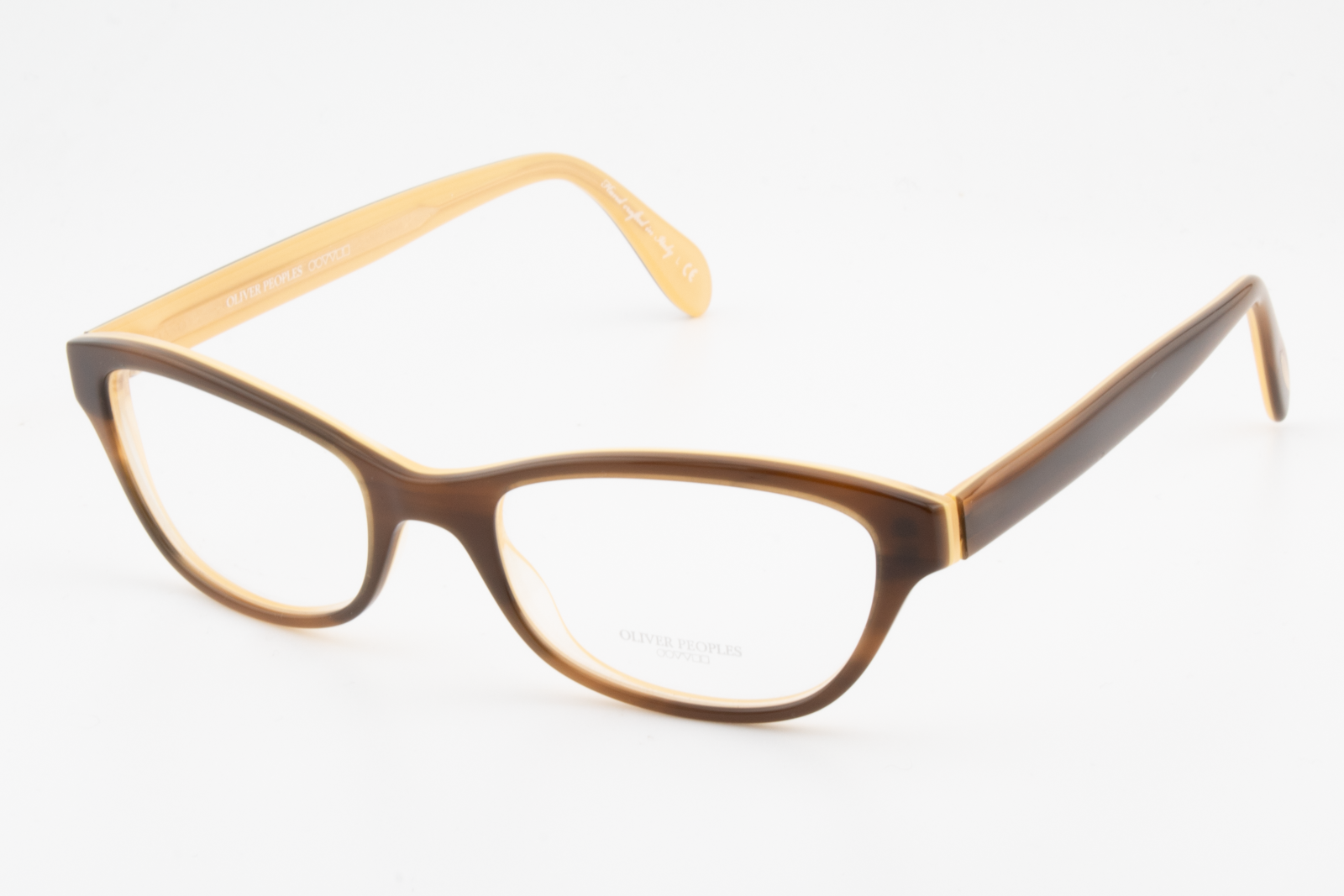 Oliver Peoples OV5161  Female Cat Eye Glasses Frame Tortoise Cream 49mm