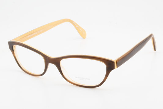 Oliver Peoples OV5161  Female Cat Eye Glasses Frame Tortoise Cream 49mm