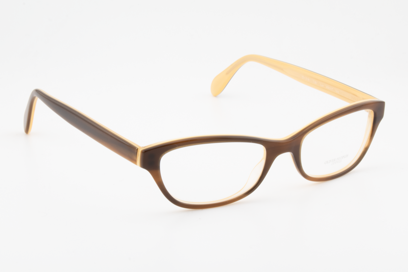 Oliver Peoples OV5161  Female Cat Eye Glasses Frame Tortoise Cream 49mm