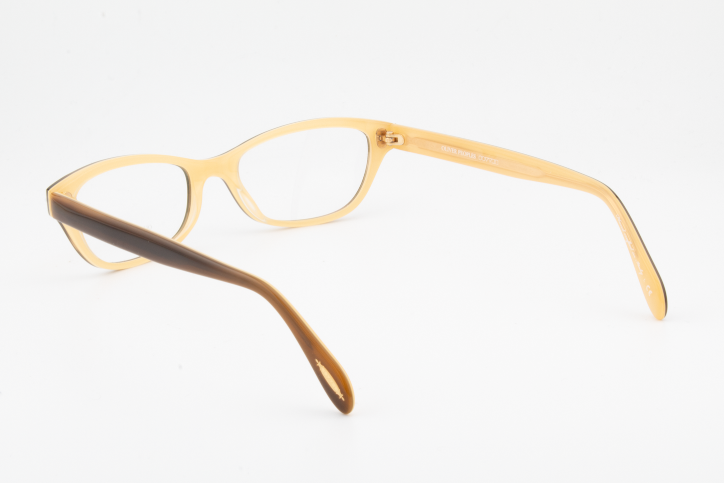 Oliver Peoples OV5161  Female Cat Eye Glasses Frame Tortoise Cream 49mm