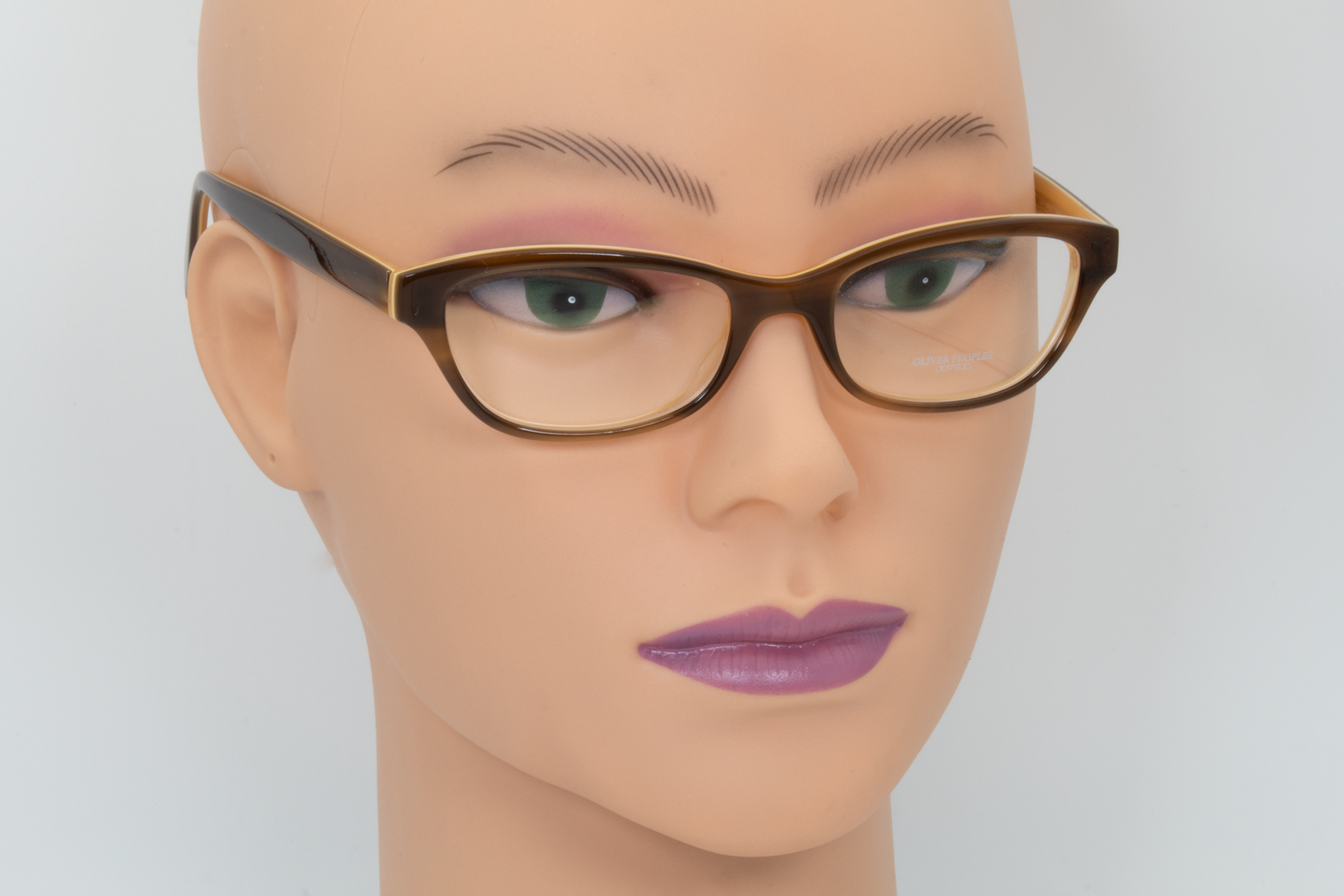 Oliver Peoples OV5161  Female Cat Eye Glasses Frame Tortoise Cream 49mm