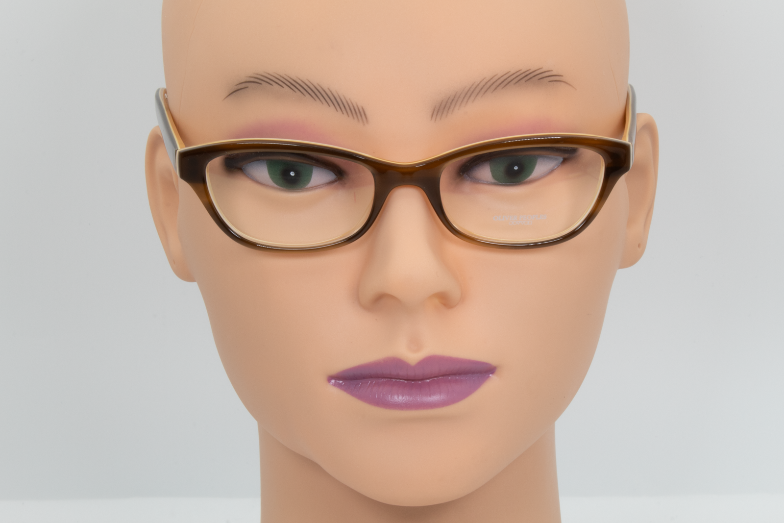 Oliver Peoples OV5161  Female Cat Eye Glasses Frame Tortoise Cream 49mm