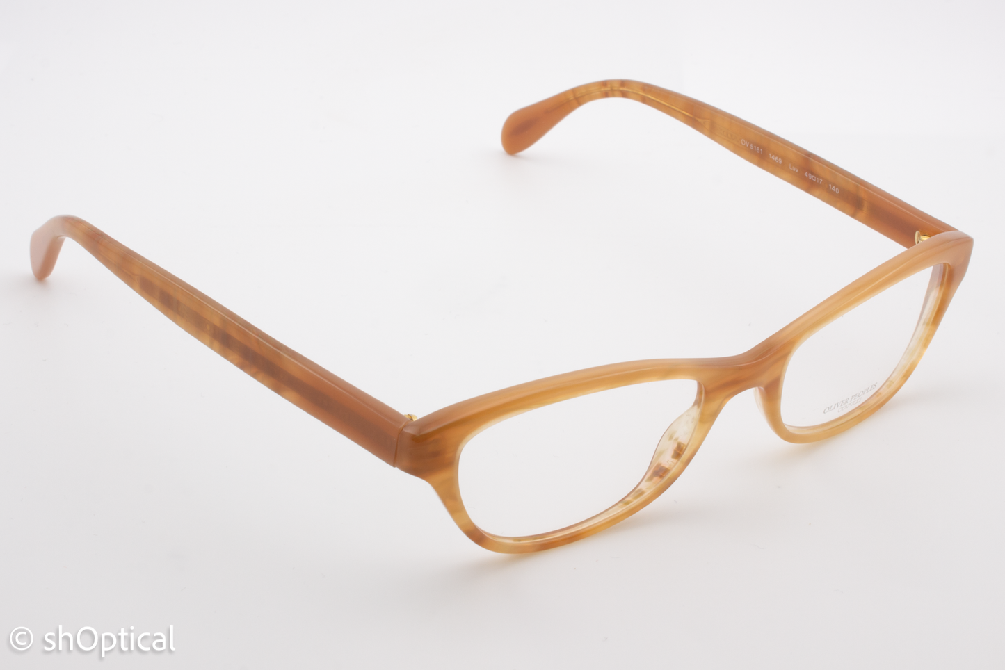 Oliver Peoples OV5161/LUV  Female Cat Eye Glasses Frame Terracotta Brown 49mm