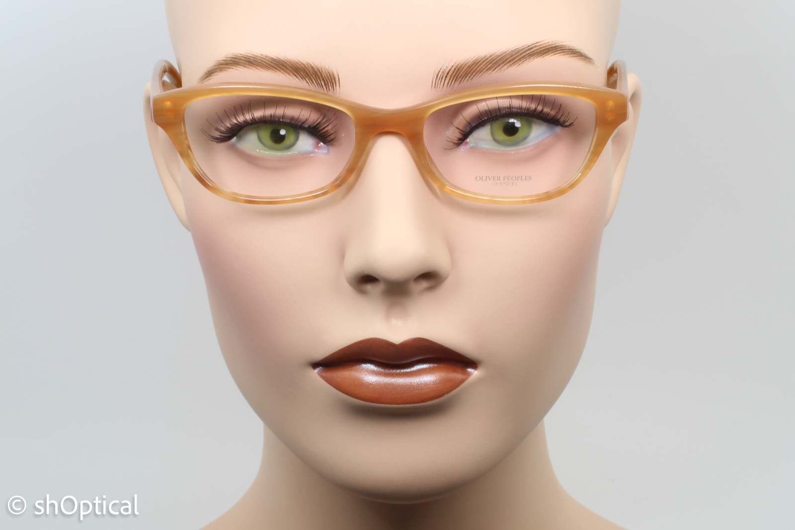 Oliver Peoples OV5161/LUV  Female Cat Eye Glasses Frame Terracotta Brown 49mm