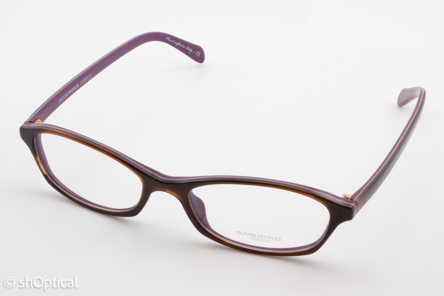 Oliver Peoples OV5164/ALIX  Female Oval Glasses Frame Tortoise Purple 49mm