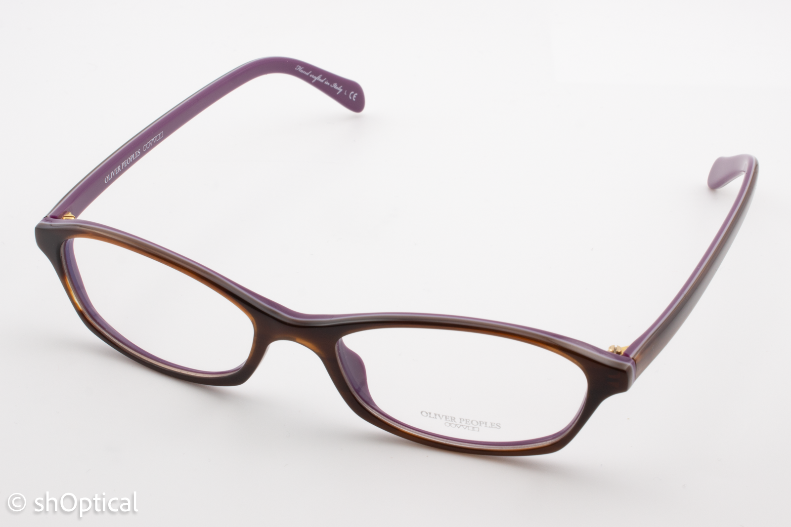 Oliver Peoples OV5164/ALIX  Female Oval Glasses Frame Tortoise Purple 49mm