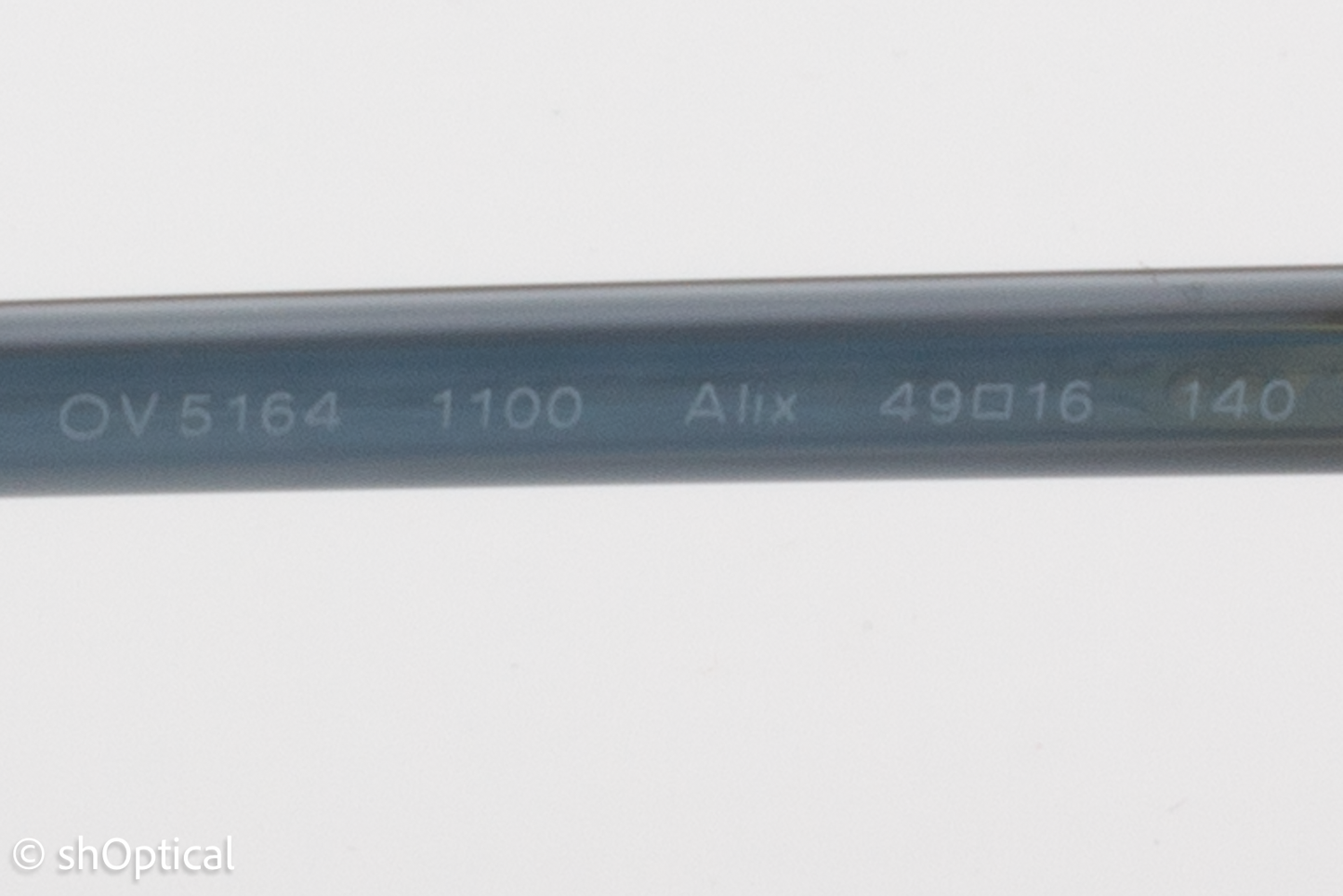 Oliver Peoples OV5164/ALIX  Female Oval Glasses Frame Polished Brown Blue 49mm