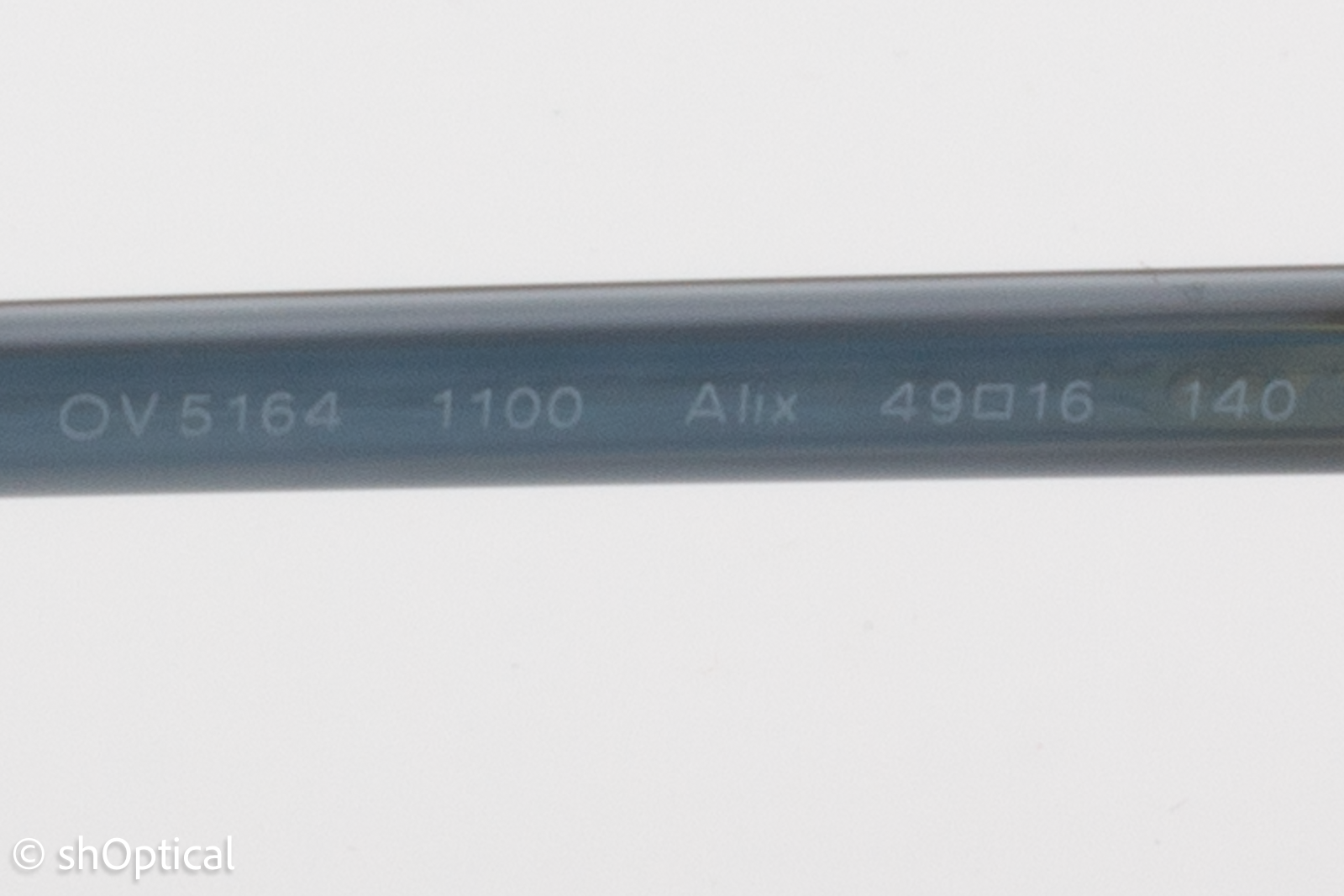 Oliver Peoples OV5164/ALIX  Female Oval Glasses Frame Polished Brown Blue 49mm