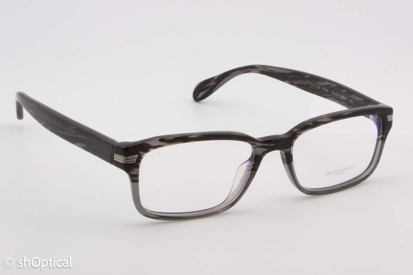 Oliver Peoples OV5173/JONJON  Male Rectangular Glasses Frame Grey Storm 52mm