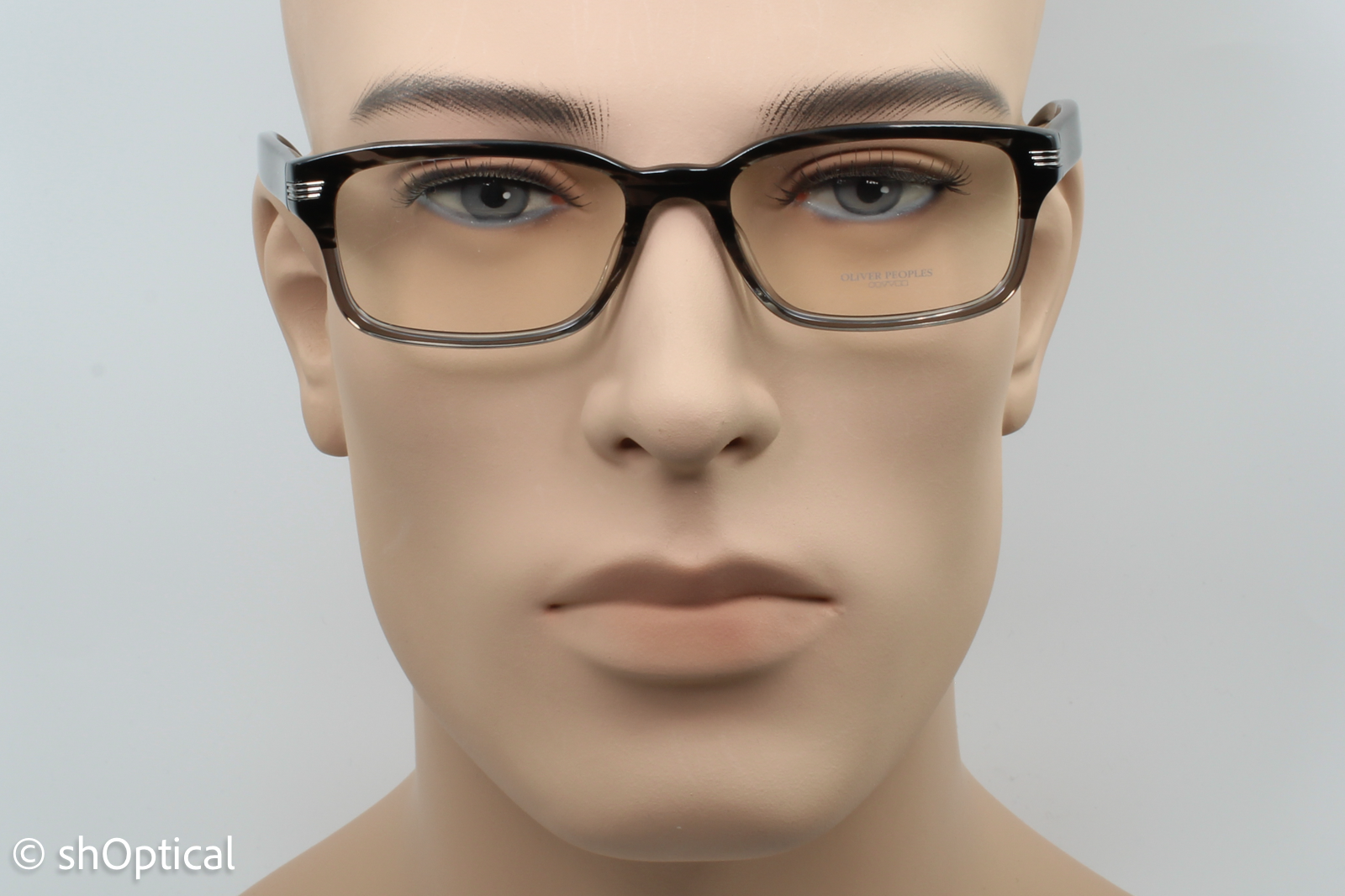 Oliver Peoples OV5173/JONJON  Male Rectangular Glasses Frame Grey Storm 52mm