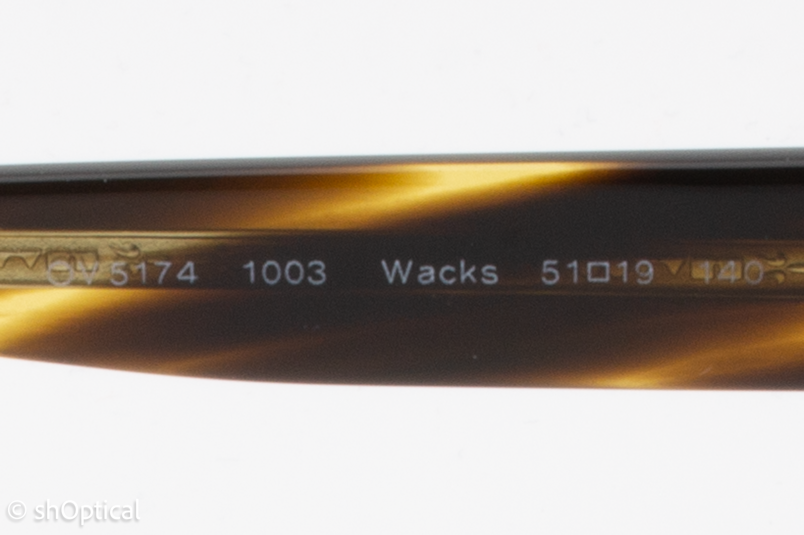 Oliver Peoples OV5174 WACKS  Male Cat Eye Glasses Frame Coco Bolo 51mm