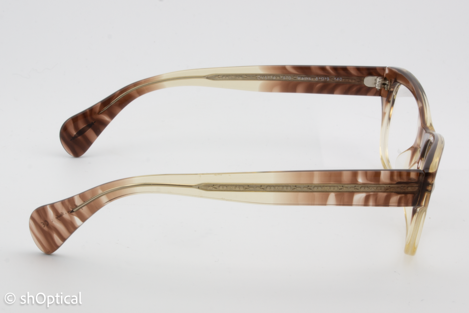 Oliver Peoples OV5174 WACKS  Unisex Rectangular Glasses Frame Brown Khaki 51mm