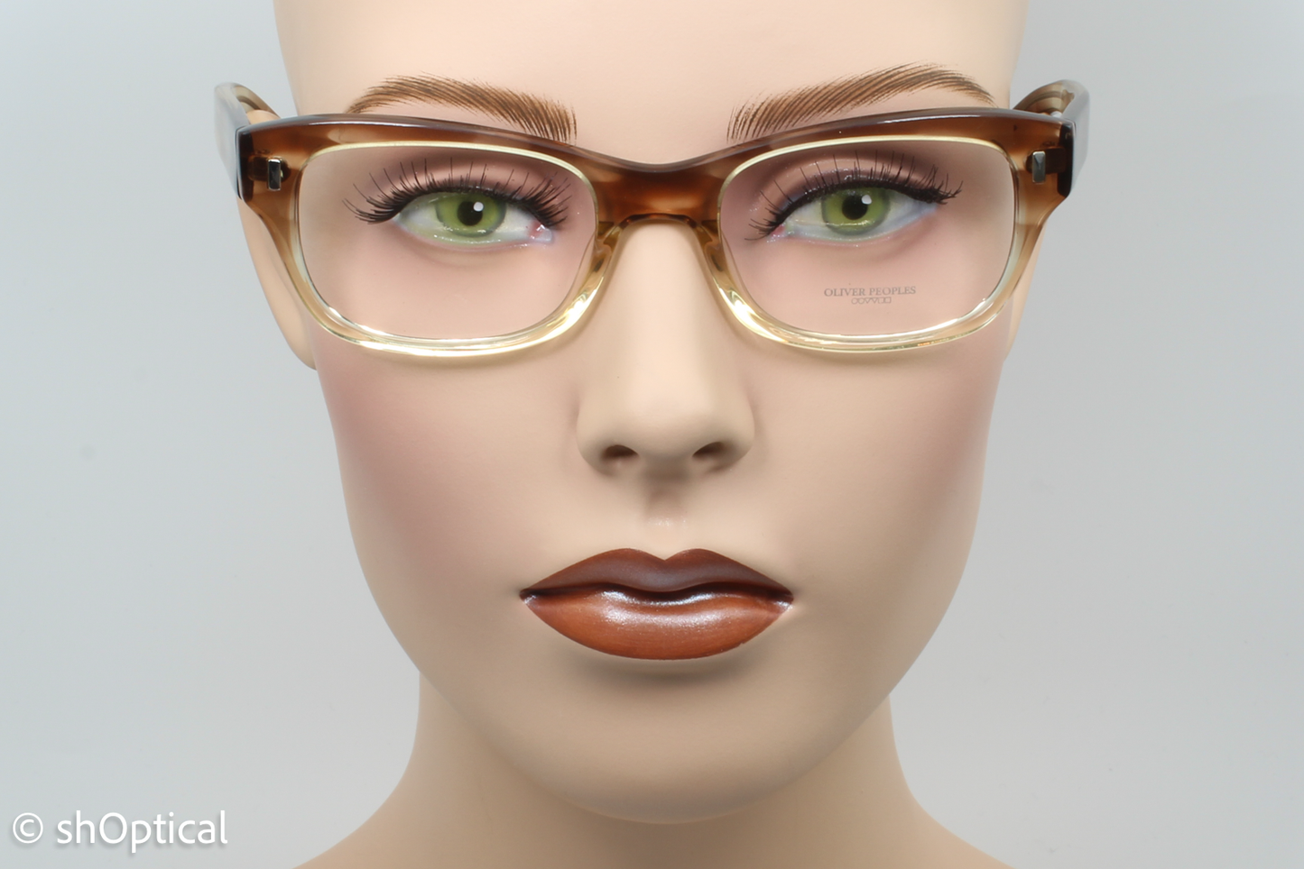 Oliver Peoples OV5174 WACKS  Unisex Rectangular Glasses Frame Brown Khaki 51mm