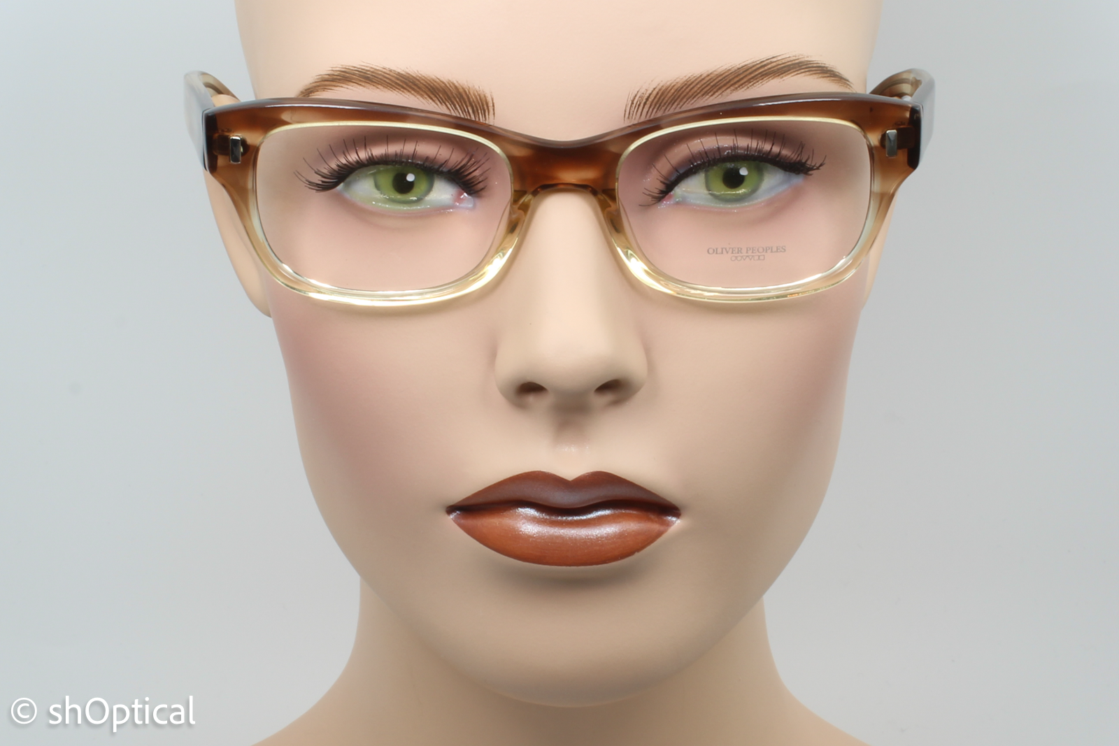 Oliver Peoples OV5174 WACKS  Unisex Rectangular Glasses Frame Brown Khaki 51mm