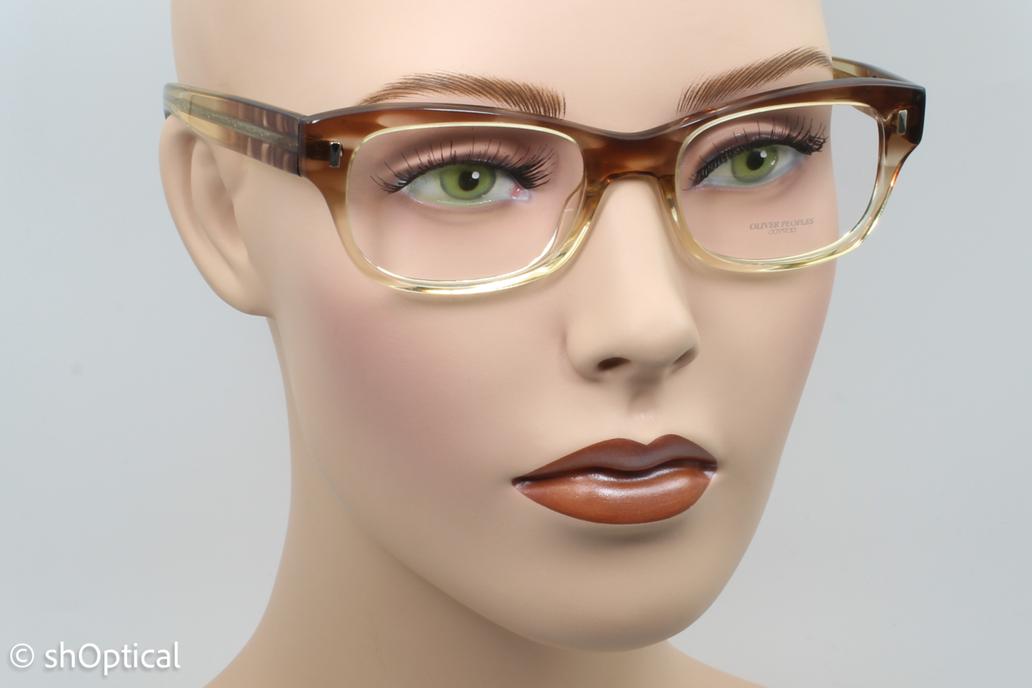 Oliver Peoples OV5174 WACKS  Unisex Rectangular Glasses Frame Brown Khaki 51mm