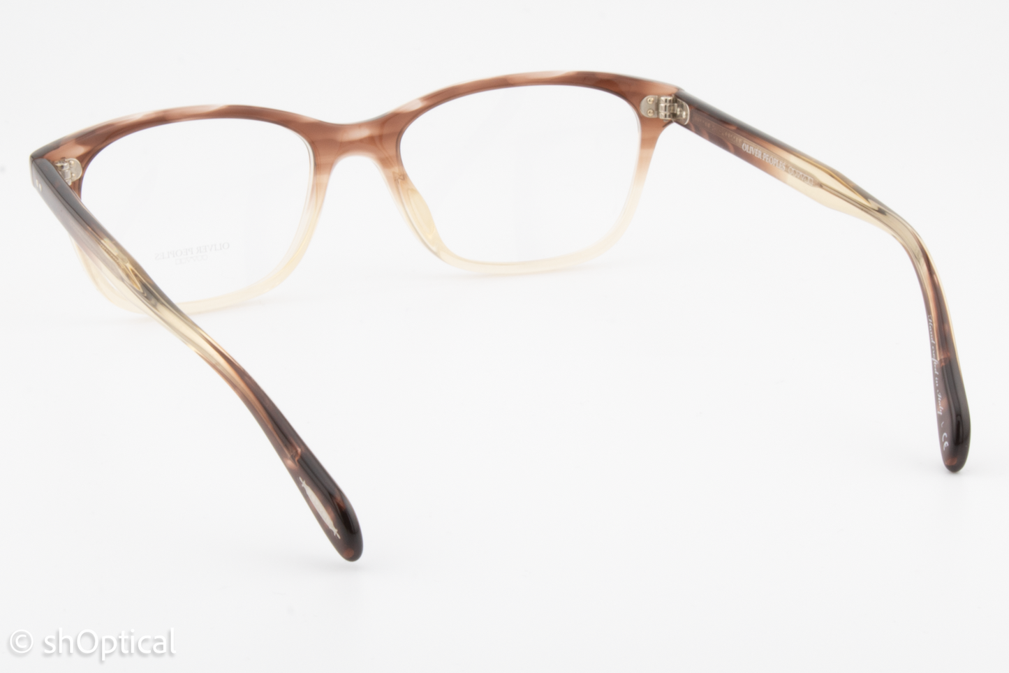Oliver Peoples OV5224 Ashton  Female Square Glasses Frame Henna Gradient 52mm