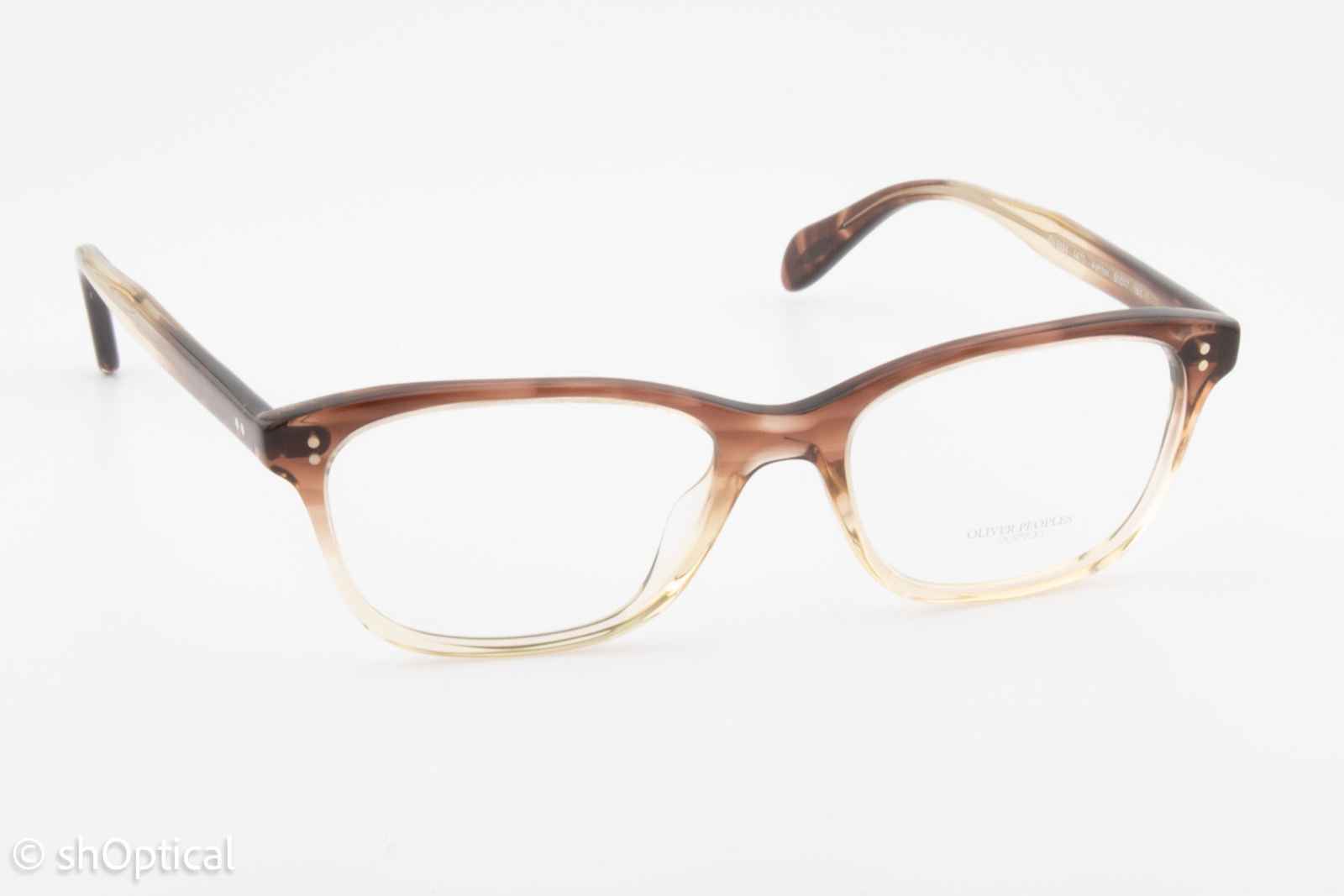 Oliver Peoples OV5224 Ashton  Female Square Glasses Frame Henna Gradient 52mm