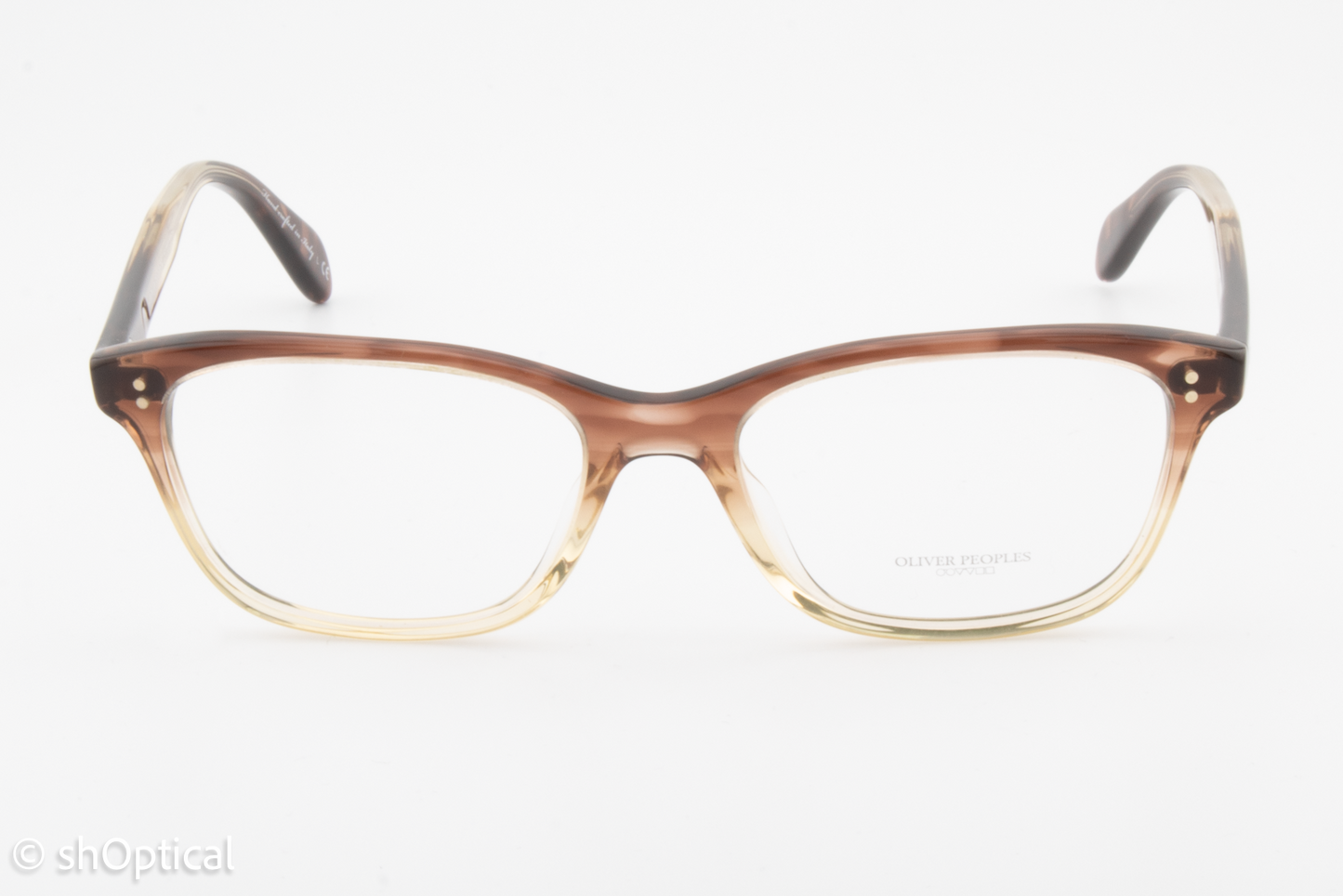 Oliver Peoples OV5224 Ashton  Female Square Glasses Frame Henna Gradient 52mm