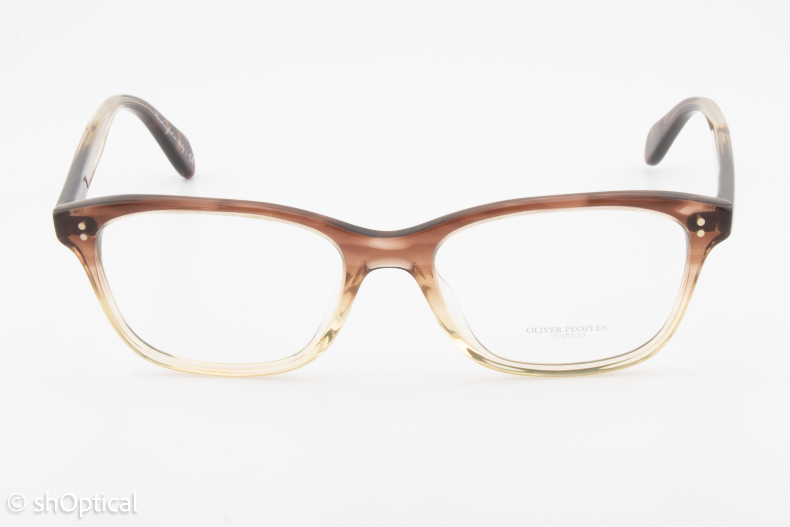 Oliver Peoples OV5224 Ashton  Female Square Glasses Frame Henna Gradient 52mm