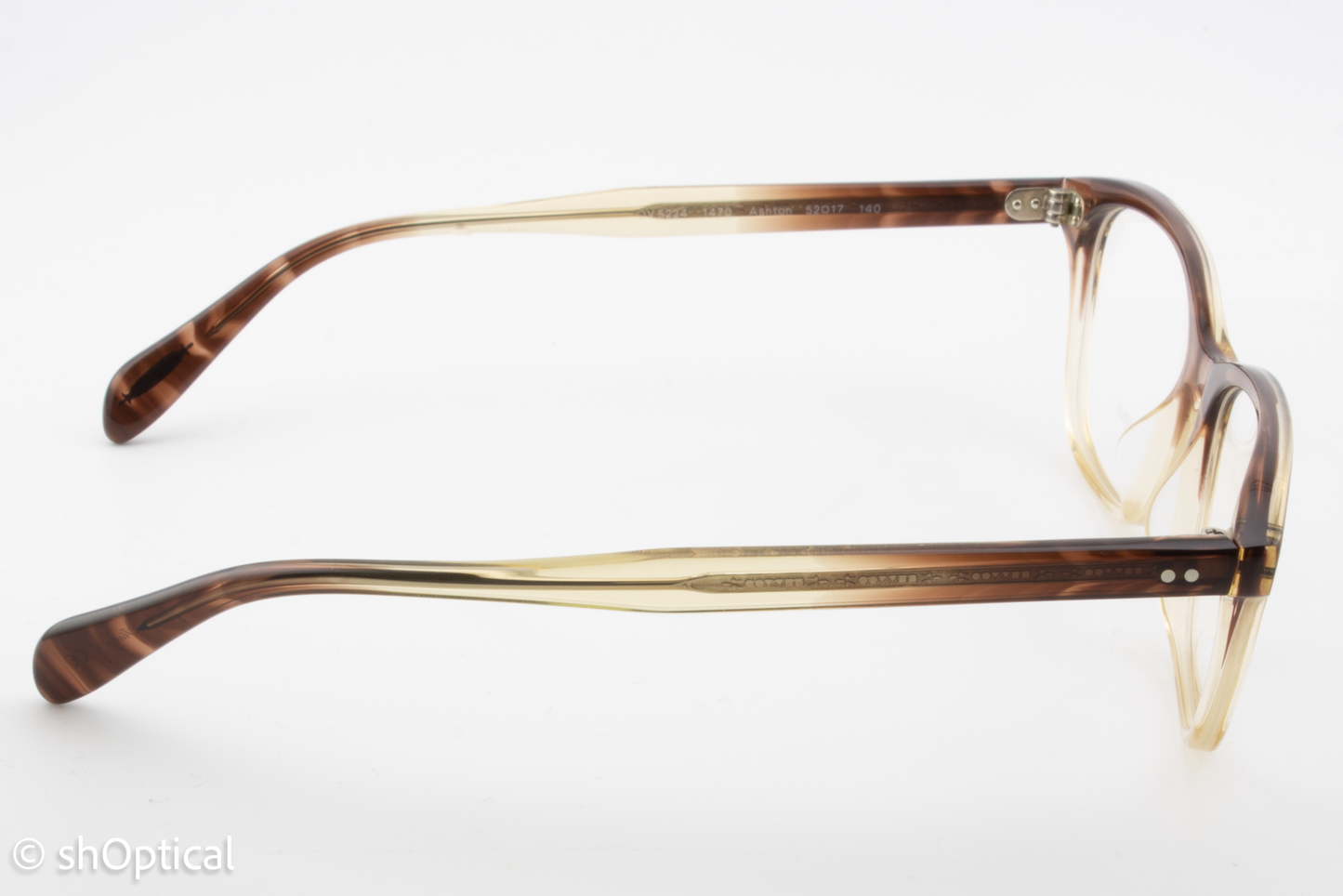 Oliver Peoples OV5224 Ashton  Female Square Glasses Frame Henna Gradient 52mm