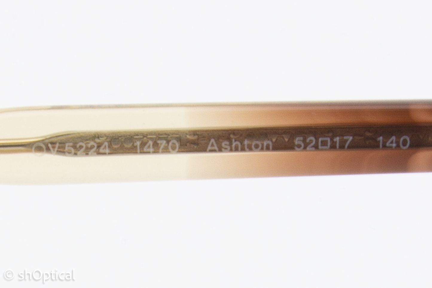 Oliver Peoples OV5224 Ashton  Female Square Glasses Frame Henna Gradient 52mm