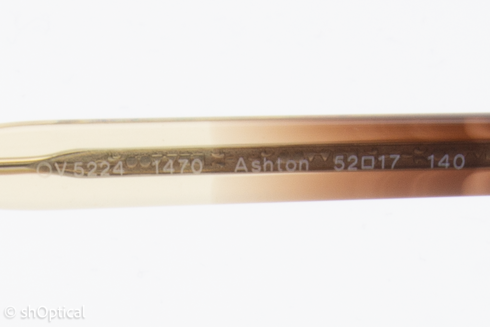 Oliver Peoples OV5224 Ashton  Female Square Glasses Frame Henna Gradient 52mm