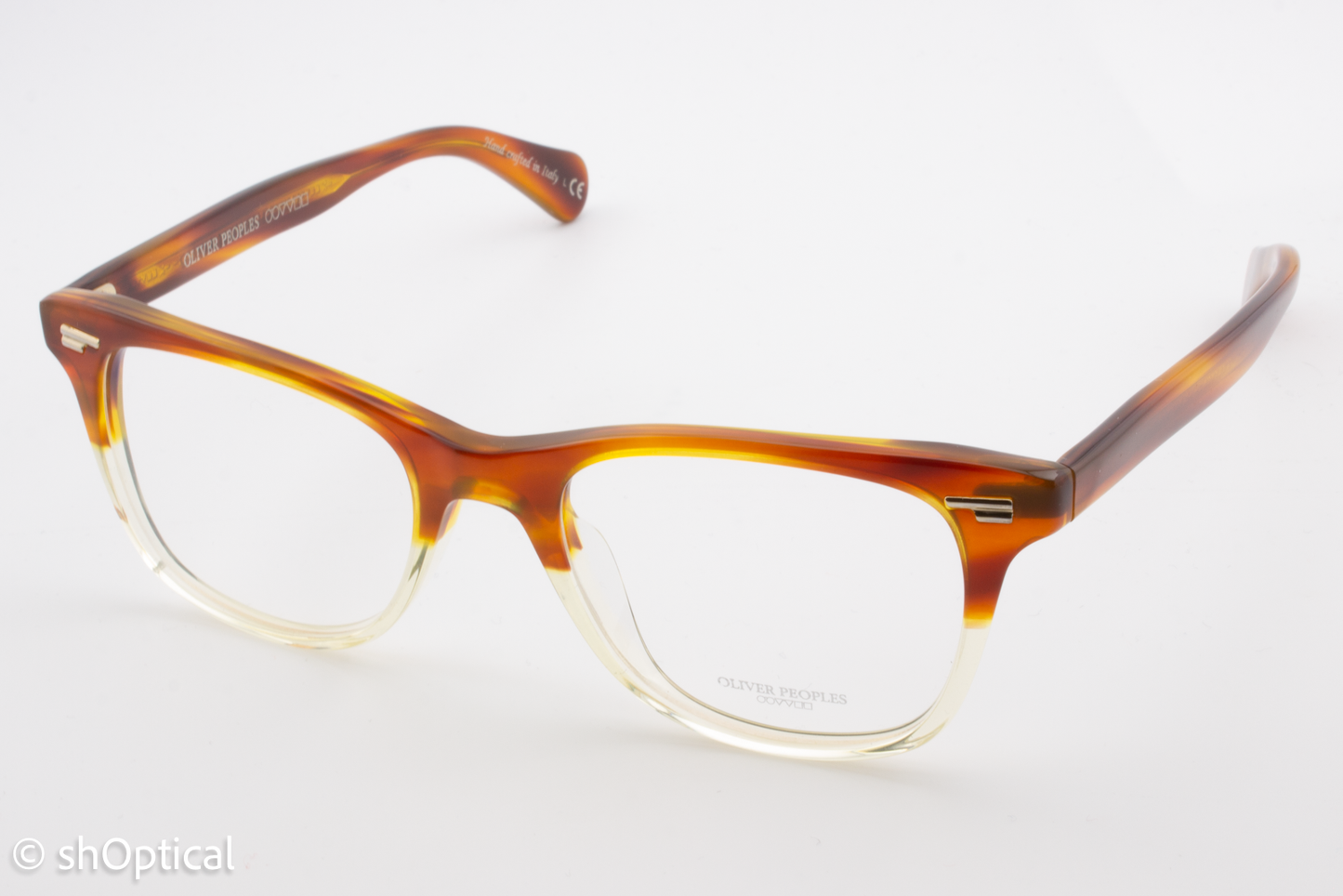 Oliver Peoples OV5268-U OLLIE  Female Square Glasses Frame Amber Tort 49mm