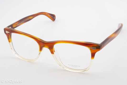 Oliver Peoples OV5268-U OLLIE  Female Square Glasses Frame Amber Tort 49mm