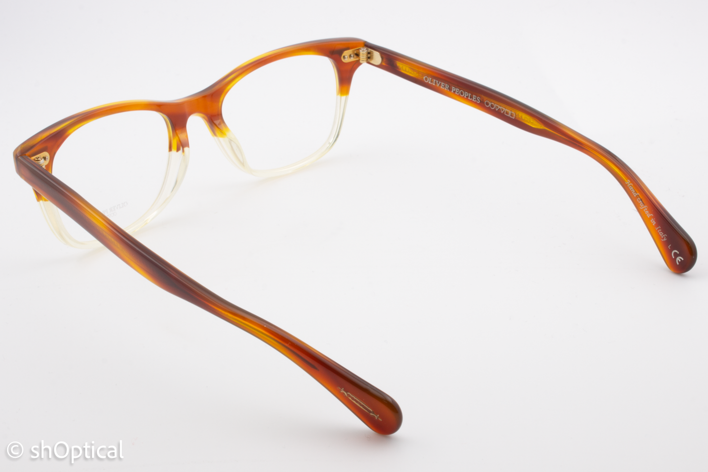Oliver Peoples OV5268-U OLLIE  Female Square Glasses Frame Amber Tort 49mm