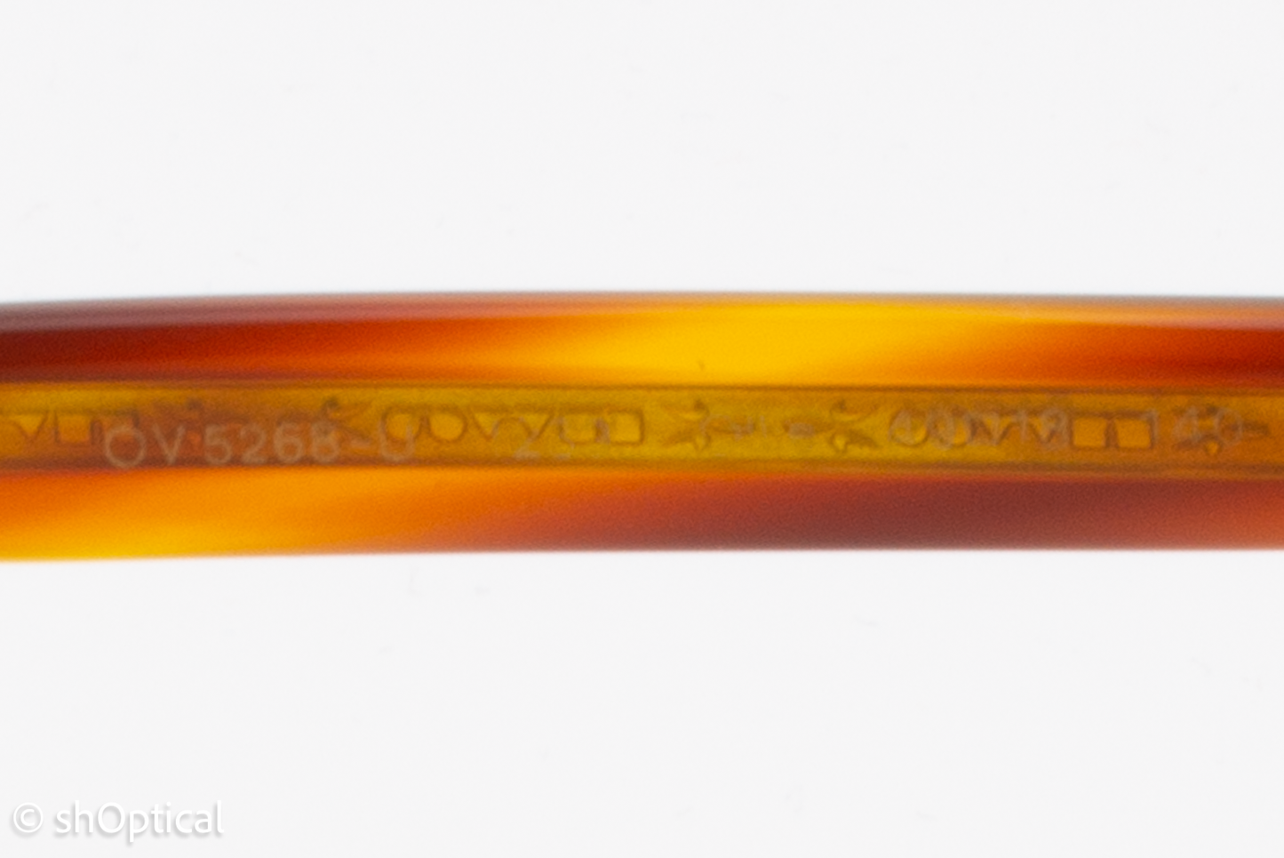 Oliver Peoples OV5268-U OLLIE  Female Square Glasses Frame Amber Tort 49mm