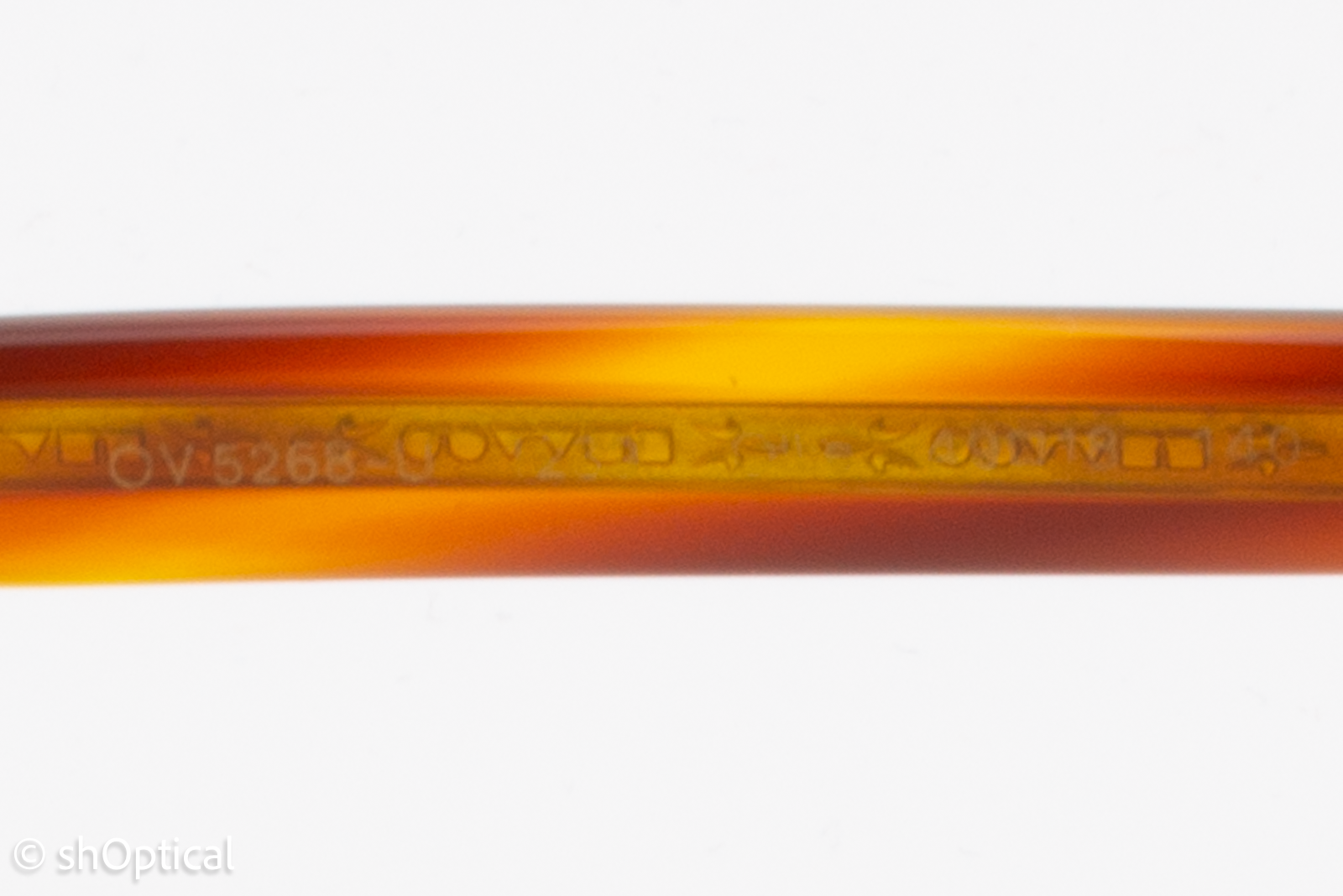 Oliver Peoples OV5268-U OLLIE  Female Square Glasses Frame Amber Tort 49mm