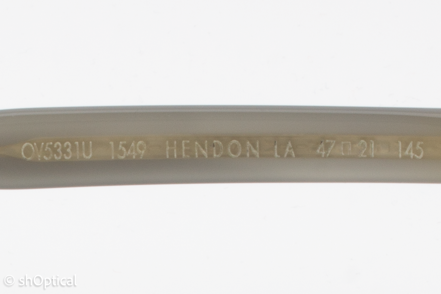 Oliver Peoples OV5331U  Male Round Glasses Frame Grey horn and silver with cream interior 47mm