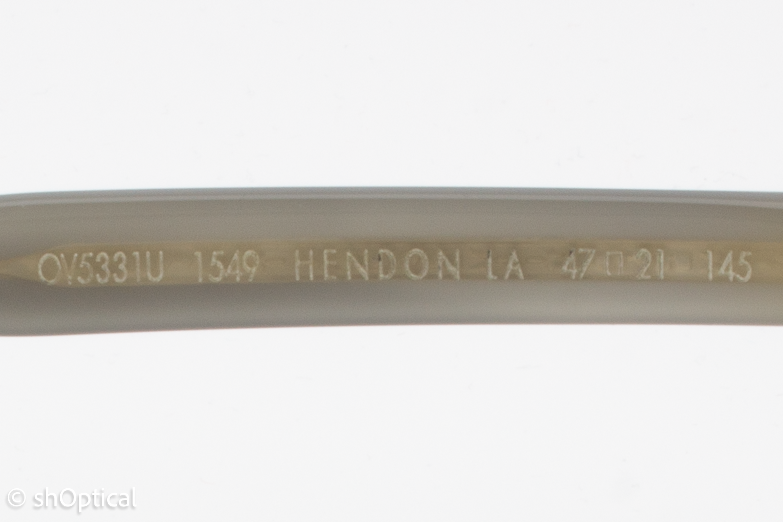 Oliver Peoples OV5331U  Male Round Glasses Frame Grey horn and silver with cream interior 47mm