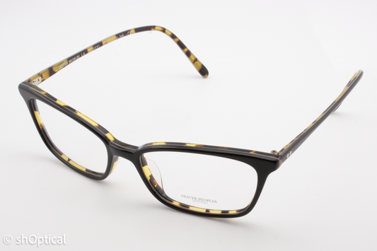 Oliver Peoples OV5334U SCARLA  Female Cat Eye Glasses Frame Black/Tortoise 52mm