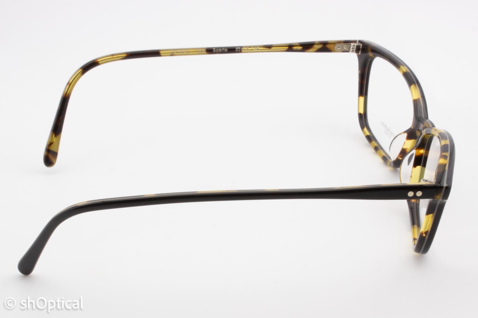 Oliver Peoples OV5334U SCARLA  Female Cat Eye Glasses Frame Black/Tortoise 52mm