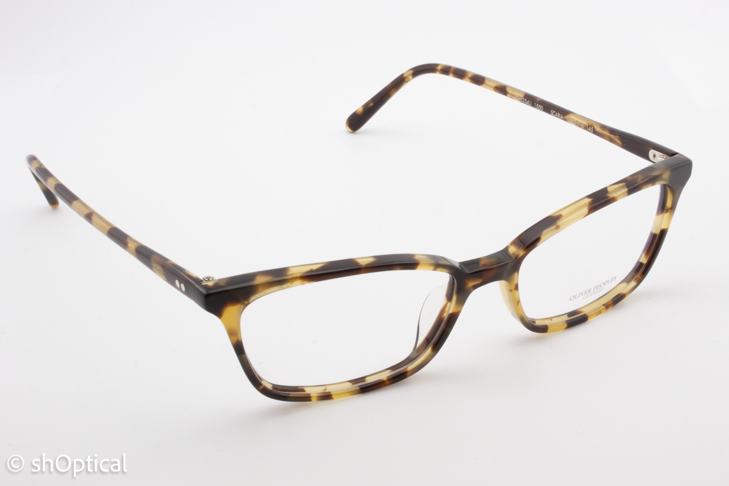 Oliver Peoples OV5334U SCARLA  Female Cat Eye Glasses Frame Hickory Tortoise 52mm