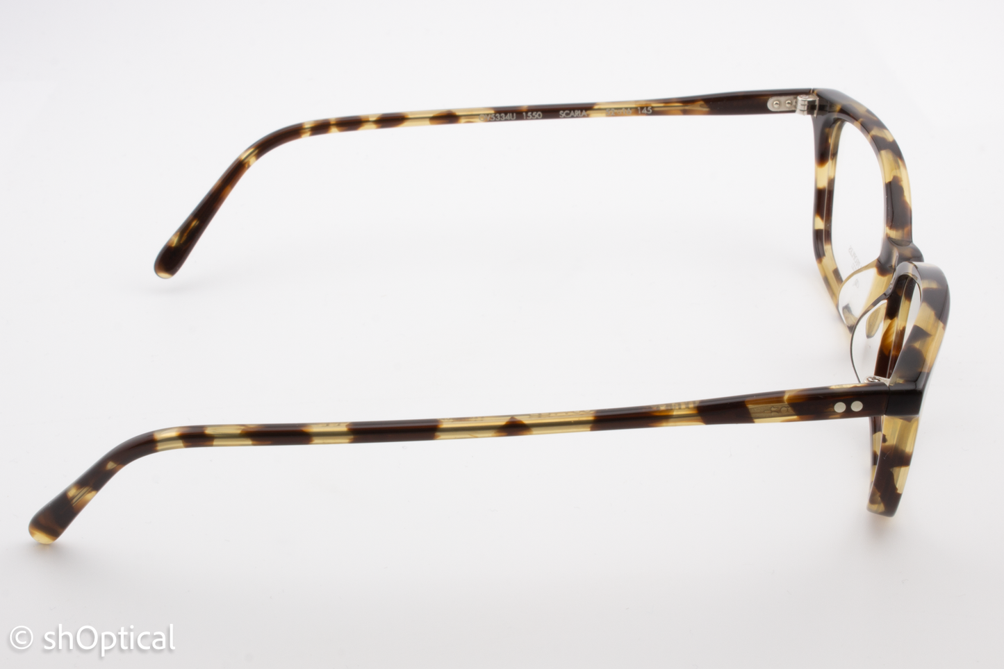 Oliver Peoples OV5334U SCARLA  Female Cat Eye Glasses Frame Hickory Tortoise 52mm