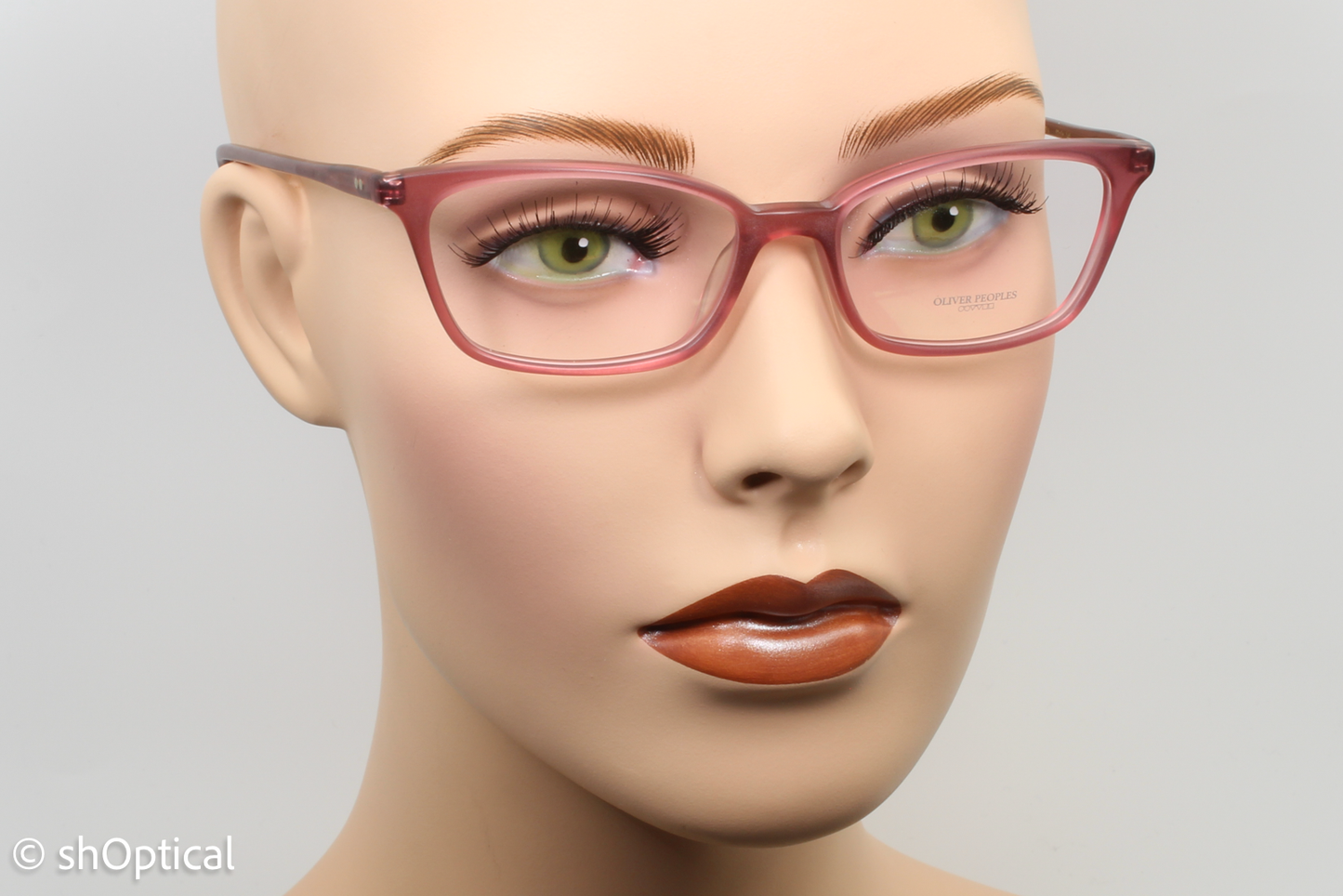 Oliver Peoples OV5334U SCARLA  Female Cat Eye Glasses Frame Matte Pink 52mm