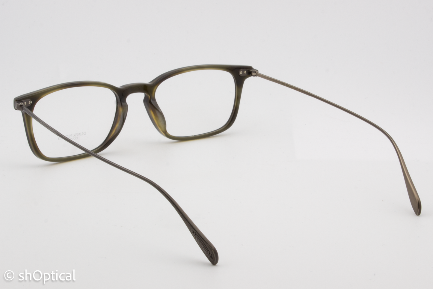 Oliver Peoples OV5337U/BRENNON  Unisex Square Glasses Frame Black/Havana Interior 50mm