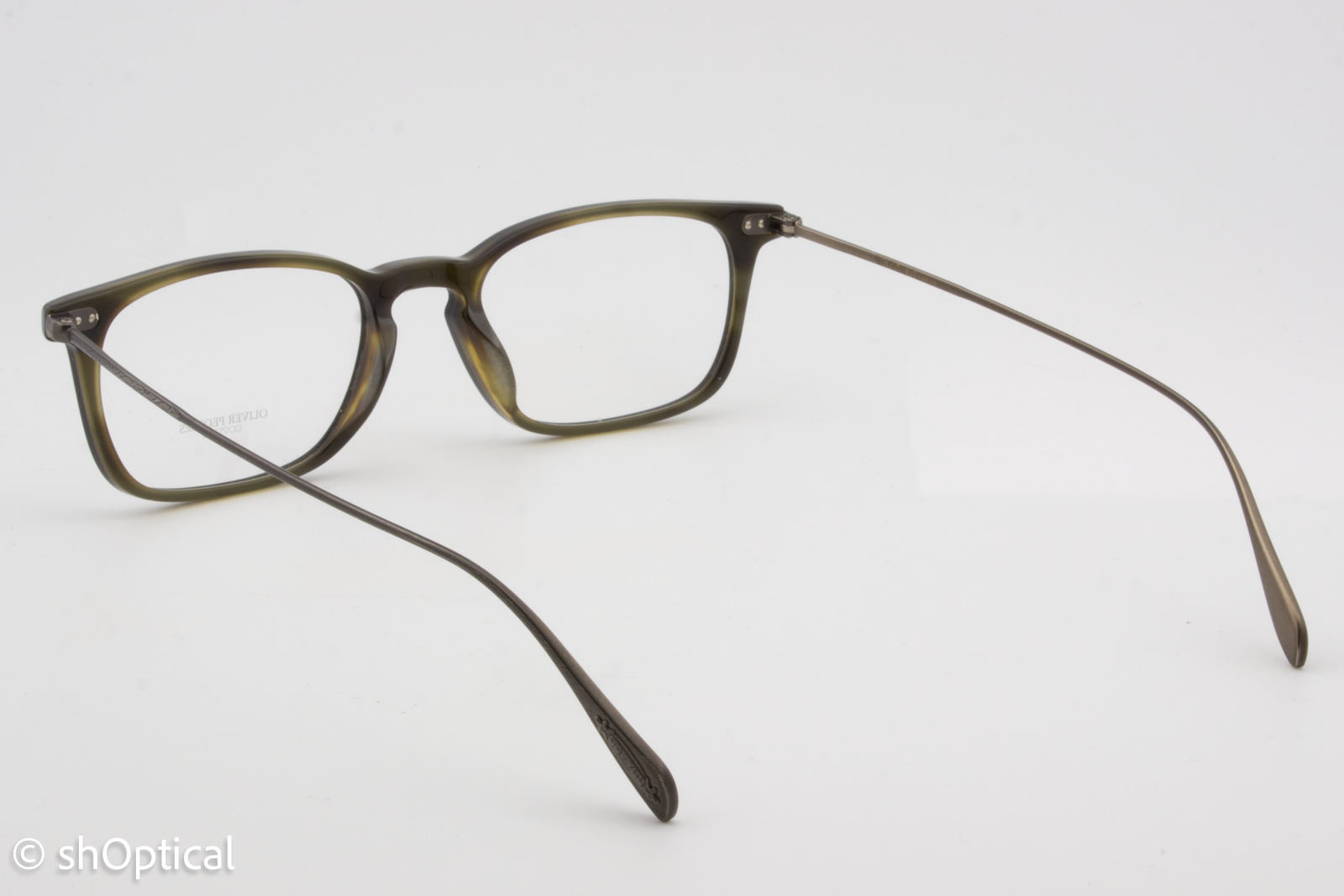 Oliver Peoples OV5337U/BRENNON  Unisex Square Glasses Frame Black/Havana Interior 50mm