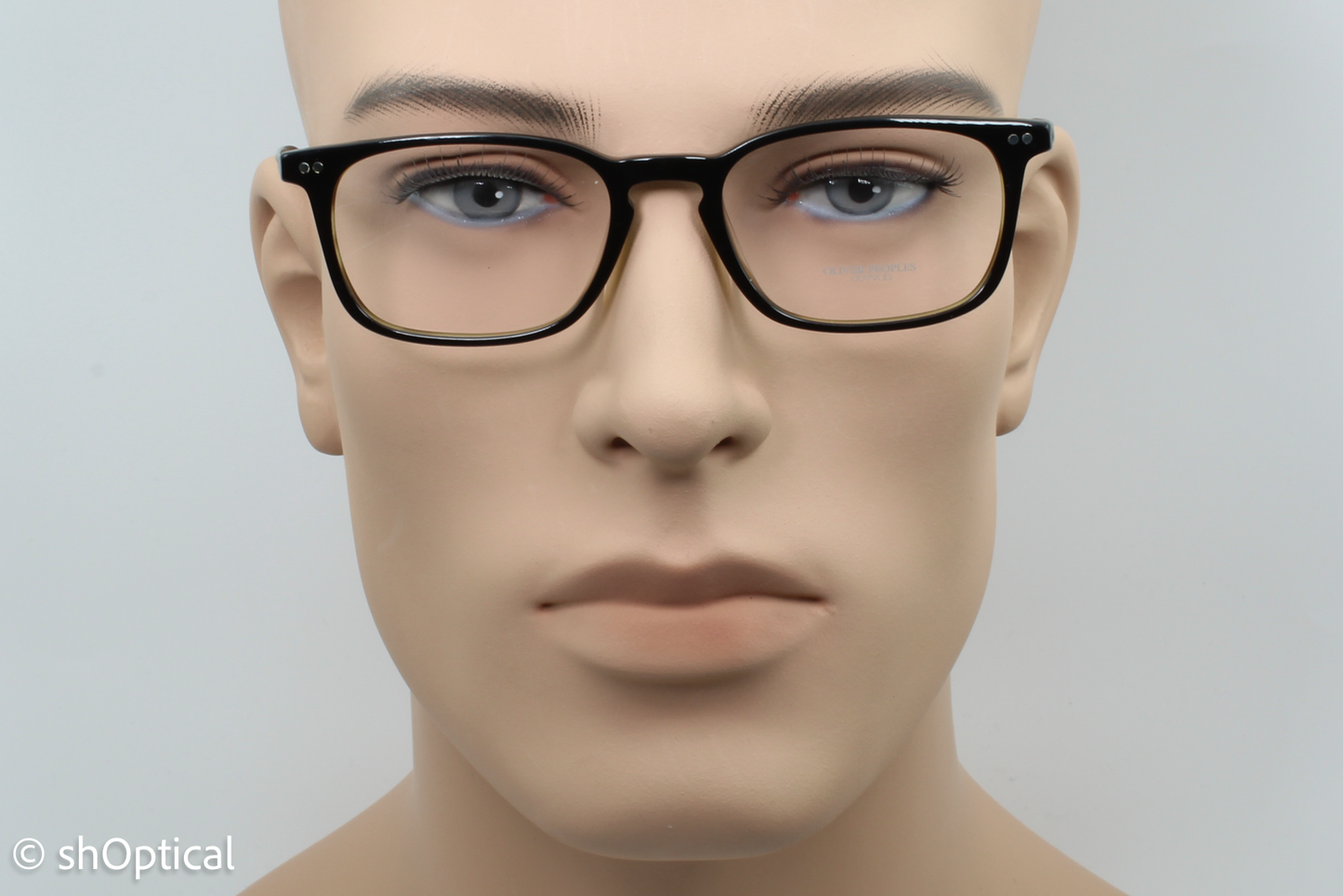 Oliver Peoples OV5337U/BRENNON  Unisex Square Glasses Frame Black/Havana Interior 50mm