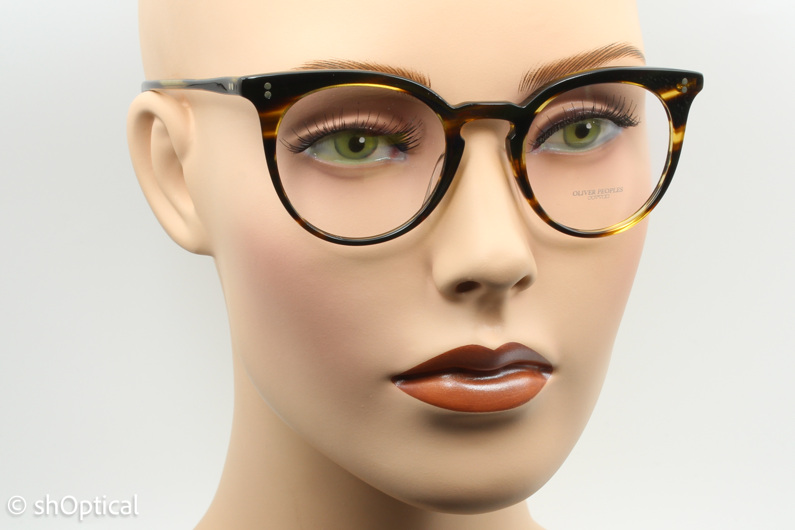 Oliver Peoples OV5348U JONSI  Female Cat Eye Glasses Frame Coco Bolo 47mm