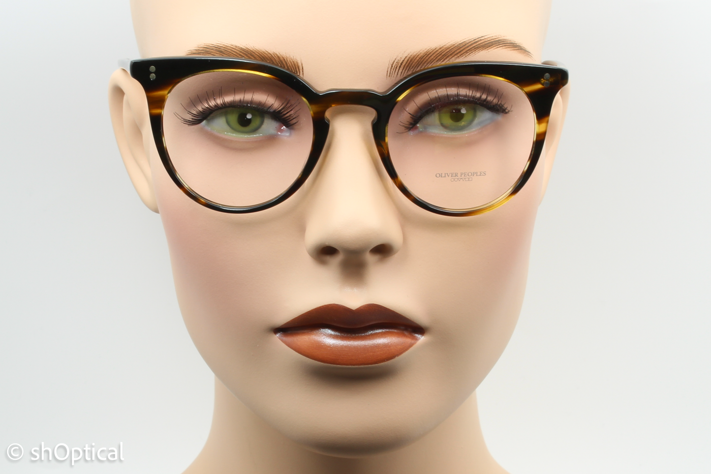 Oliver Peoples OV5348U JONSI  Female Cat Eye Glasses Frame Coco Bolo 47mm