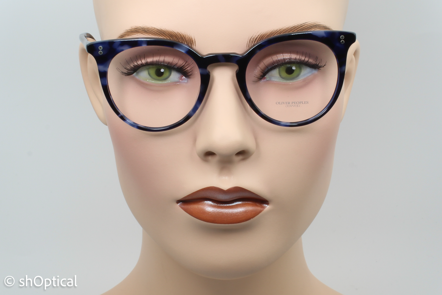 Oliver Peoples OV5348U/JONSI  Female Round Glasses Frame COBALT TORTOISE 47mm